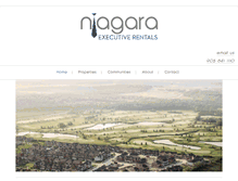 Tablet Screenshot of niagaraexecutiverentals.com